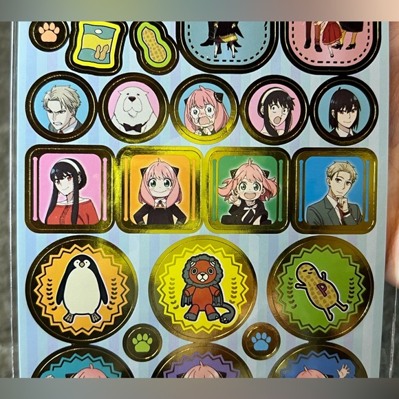 Spy x Family Sticker Sheet Japan Exclusive Officially Licensed Anime Kawaii Anya - Picture 5 of 7